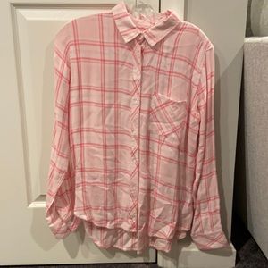 NWT Rails pink flannel top
